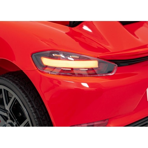 Pojazd Porsche 718 czerwony