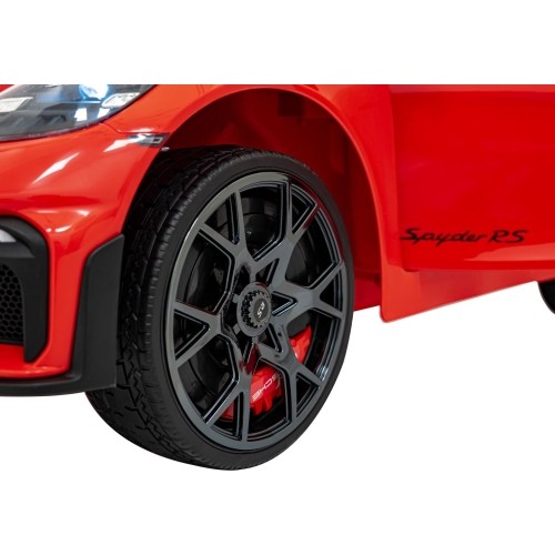 Pojazd Porsche 718 czerwony