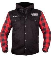 Kurtka motocyklowa W-TEC Black Heart Ruffster - Czarno-czerwony