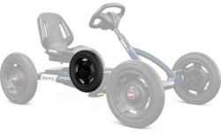 Koło czarne 12,5x2,25-8 slick, przyczepność