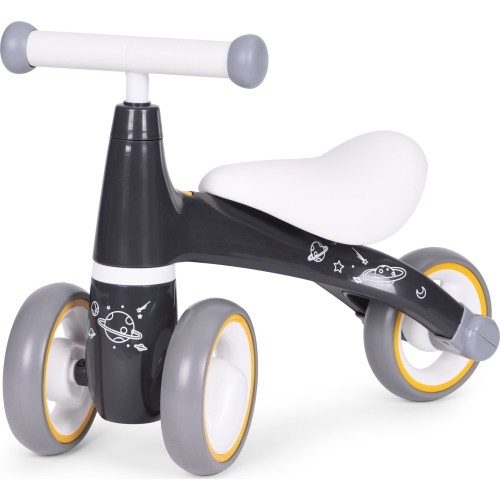 Rowerek biegowy dla dzieci bezpieczna konstrukcja koła EVA "Kosmiczny" ECOTOYS