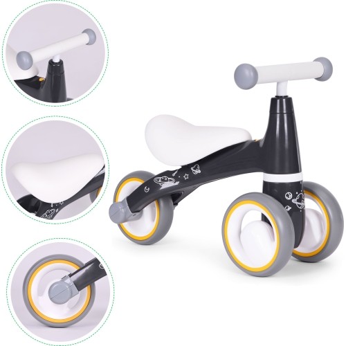 Rowerek trójkołowy dla dzieci z kołami EVA „Cosmic" ECOTOYS