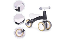 Rowerek biegowy dla dzieci bezpieczna konstrukcja koła EVA "Kosmiczny" ECOTOYS