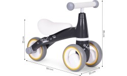 Rowerek biegowy dla dzieci bezpieczna konstrukcja koła EVA "Kosmiczny" ECOTOYS
