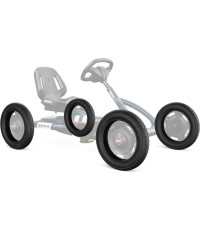 Opona 12.5x2.25-8 slick czarna