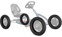 Opona 12.5x2.25-8 slick czarna