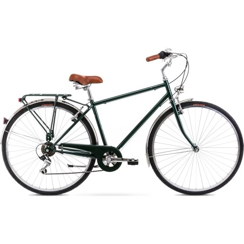 Dviratis Romet Vintage Eco M 2024 ciemnozielony