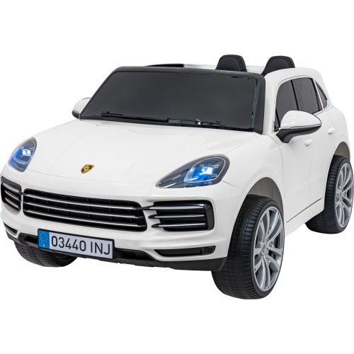Pojazd elektryczny Porsche Cayenne S, biały