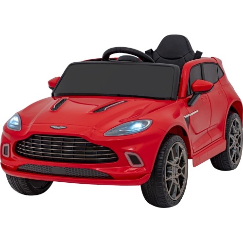 Pojazd elektryczny Aston Martin DBX, czerwony