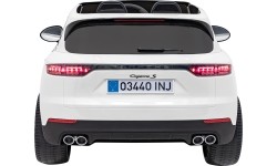 Pojazd elektryczny Porsche Cayenne S, biały