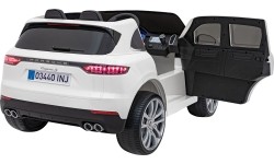 Pojazd elektryczny Porsche Cayenne S, biały
