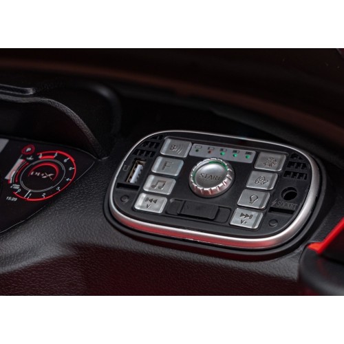 Aston Martin DBX pojazd czerwony