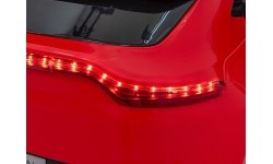 Aston Martin DBX pojazd czerwony