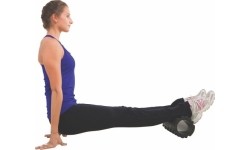 Wałek do masażu AMAYA PILATES czarny