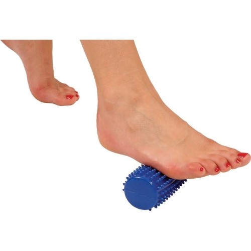 MVS Wałek do masażu z kolcami 15 cm niebieski