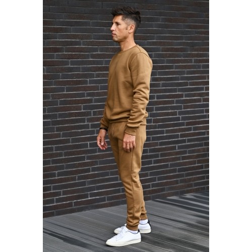 J.Style Sportinis Kostiumas Vyrams Fleece Brown 68C2001-158