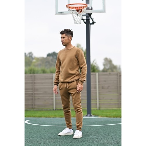J.Style Sportinis Kostiumas Vyrams Fleece Brown 68C2001-158