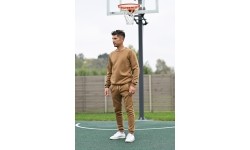 J.Style Sportinis Kostiumas Vyrams Fleece Brown 68C2001-158