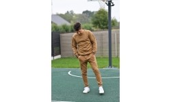 J.Style Sportinis Kostiumas Vyrams Fleece Brown 68C2001-158