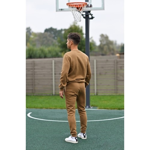 J.Style Sportinis Kostiumas Vyrams Fleece Brown 68C2001-158