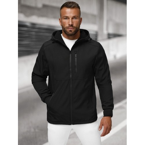 Kurtka softshell męska J.Style, czarna 27B6529-3