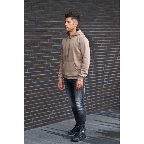 Bluza męska J.Style Fleece beżowa 68B2009-91