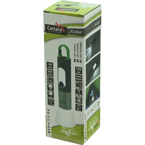 Latarka LED FLASH, 750 lm