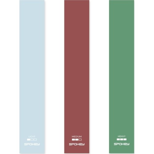 Zestaw 3 mini taśm oporowych Spokey FLEX SET