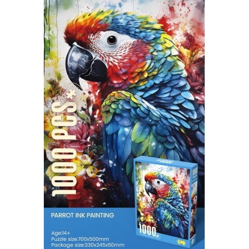 Puzzle 1000 elementów. Papuga
