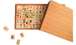 Philos Mah Jongg z cyframi arabskimi drewno