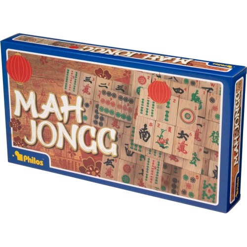 Philos Mah Jongg z cyframi arabskimi drewno