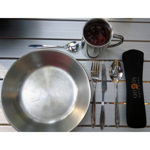 Zestaw sztućców Origin Outdoors Biwak 'Dinner'