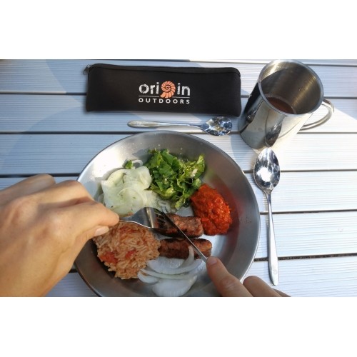 Zestaw sztućców Origin Outdoors Biwak 'Dinner'