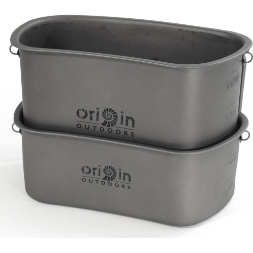 Zestaw garnków kempingowych Origin Outdoors "Titanium