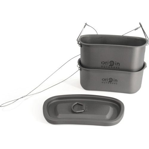 Zestaw garnków kempingowych Origin Outdoors "Titanium