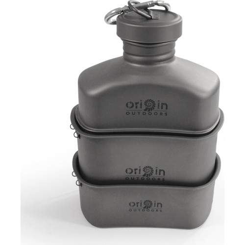 Zestaw garnków kempingowych Origin Outdoors "Titanium