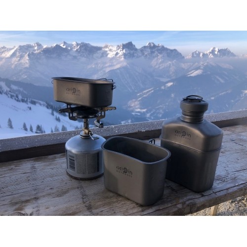 Zestaw garnków kempingowych Origin Outdoors "Titanium
