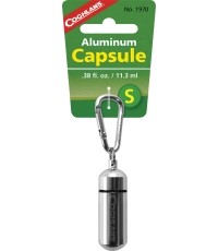 Aluminiowa kapsuła CL z karabińczykiem