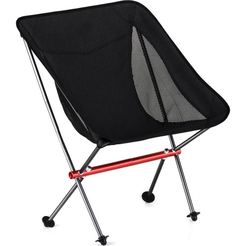 Krzesło turystyczne BasicNature Ultralight „Low Rest”