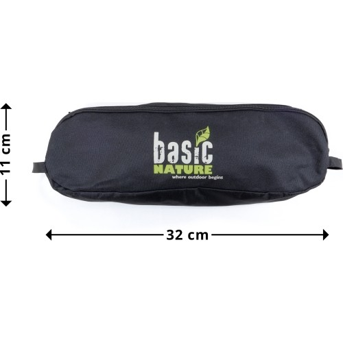 Krzesło turystyczne BasicNature Ultralight „Low Rest”