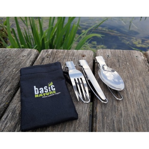 Zestaw sztućców BasicNature Bivouac "MiniTrek