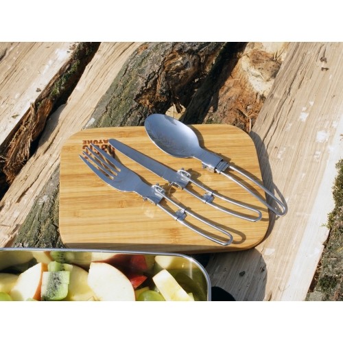 Zestaw sztućców BasicNature Bivouac "MiniTrek