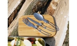 Zestaw sztućców BasicNature Bivouac "MiniTrek