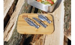 Zestaw sztućców BasicNature Bivouac "MiniTrek