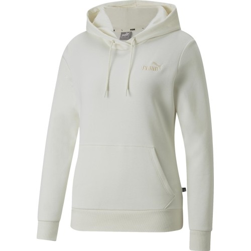 Damska bluza z kapturem Puma Ess+ Embroidery, biała 670004 99