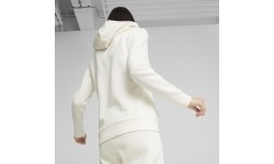 Damska bluza z kapturem Puma Ess+ Embroidery, biała 670004 99