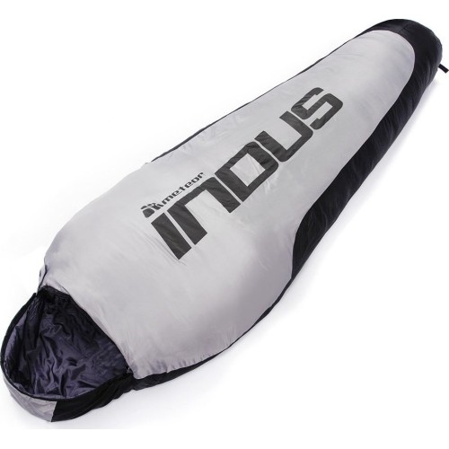 Śpiwór meteor indus r - Grey || Black
