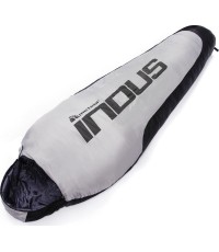 Śpiwór meteor indus r - Grey || Black