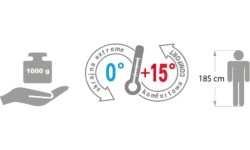 Śpiwór marzący o meteorze - Blue/gray