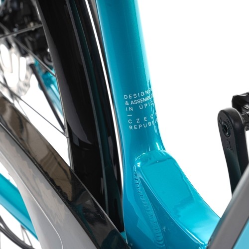 Miejski rower elektryczny Levit Musca Urban MX 468 28" - 2024 - Turquoise pearl